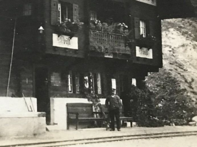 PEIST (AROSA) Bahnhof, belebt, Guggenheim, ungelaufen | Kaufen auf Ricardo