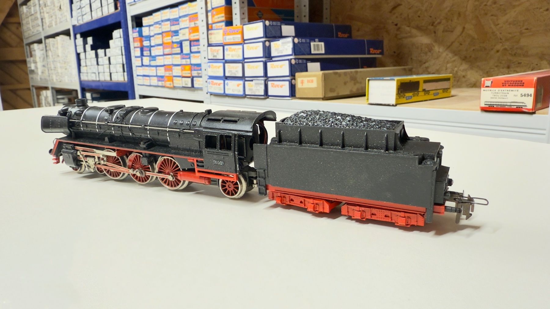 Trix Modellini di ferrovie: Trix Express Dampflok 3.Leitersystem H0 in OVP – Usato da Schlieren venduto da rat_lq6b 5
