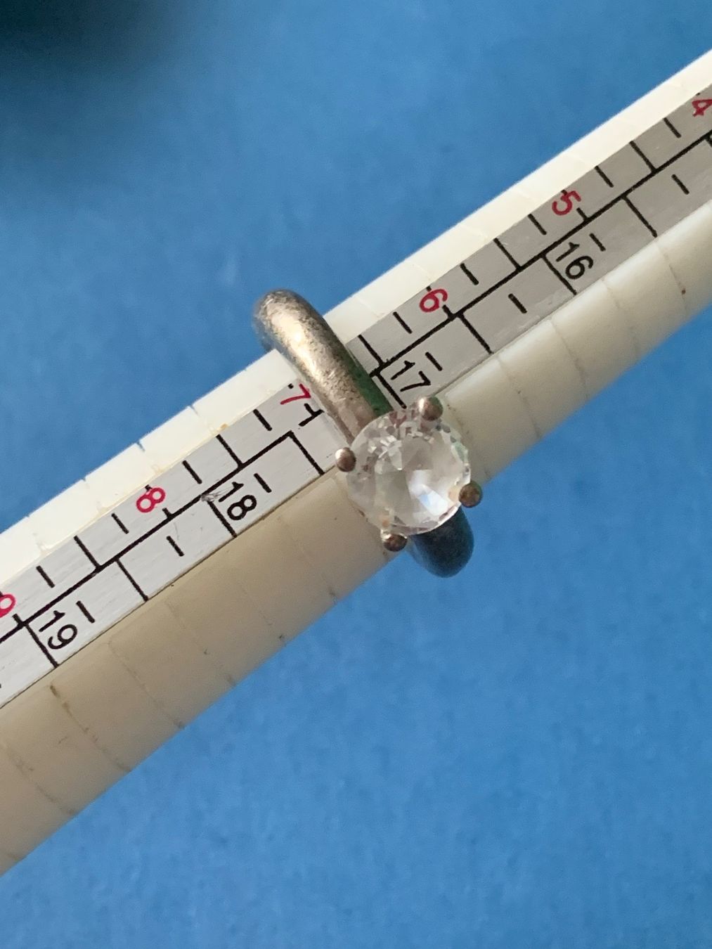 Anelli: Silberring white Stone Zarge (54/17) – Usato da Laufen venduto da Bellebellezza 7