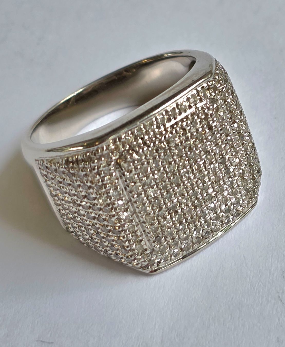 Anelli: Siegelring Diamanten pave – Nuovo (secondo la descrizione) da Zürich venduto da adriben 1