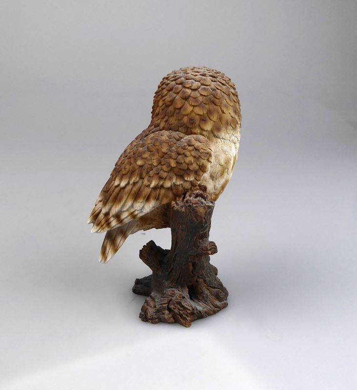 Statuette: Deko-Eule sitzend auf einem Ast – Usato da Rüti ZH venduto da Restwert_Rueti_ZH 2