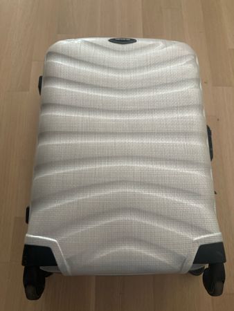 Samsonite Koffer silber, gebraucht 55cm