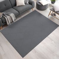 XXL Teppich Soft 3D Antrazith 200x290 cm