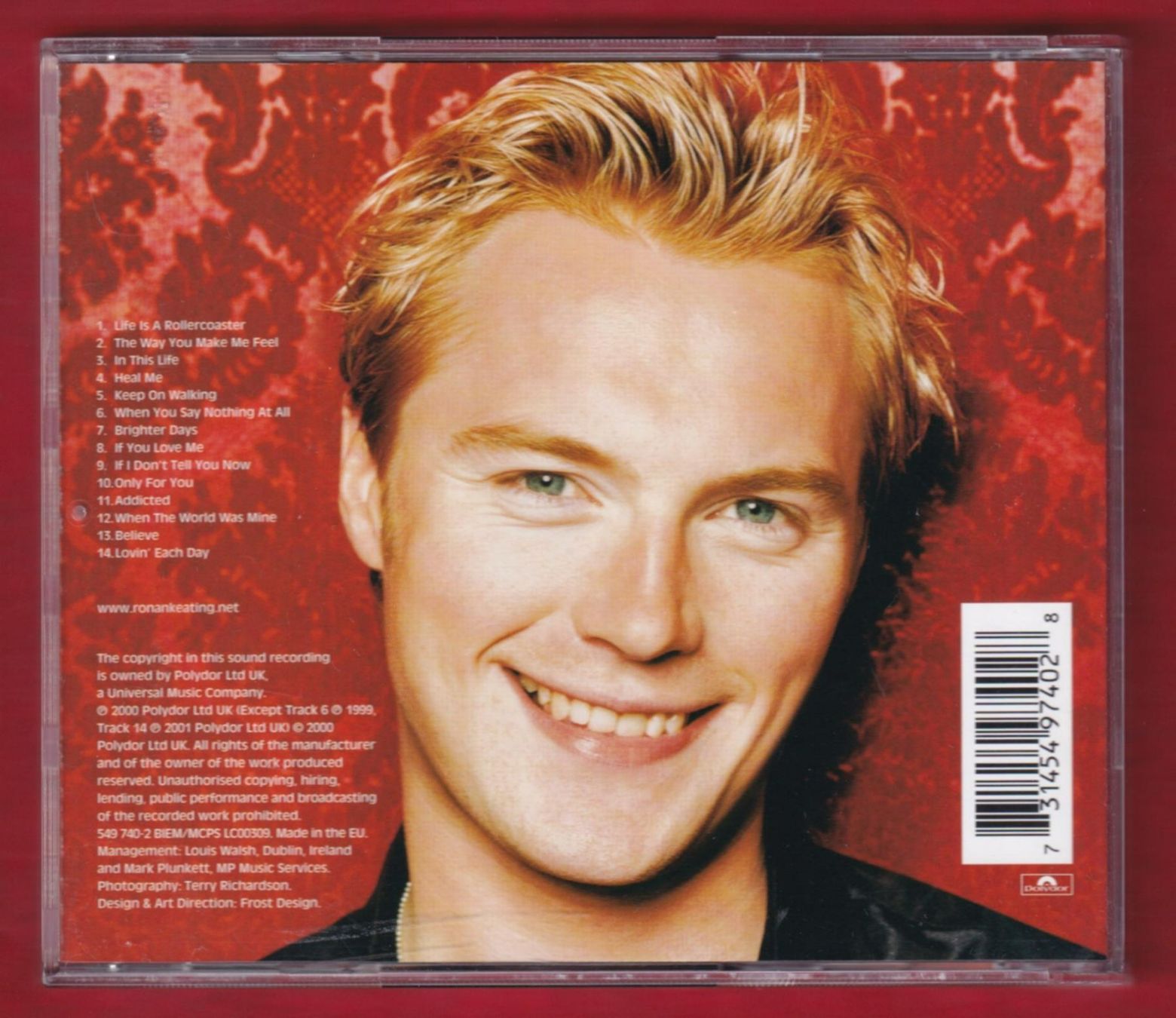CDs: Ronan Keating - Ronan (CD) – D'occasion à Zürich par Pfluftl2000 1