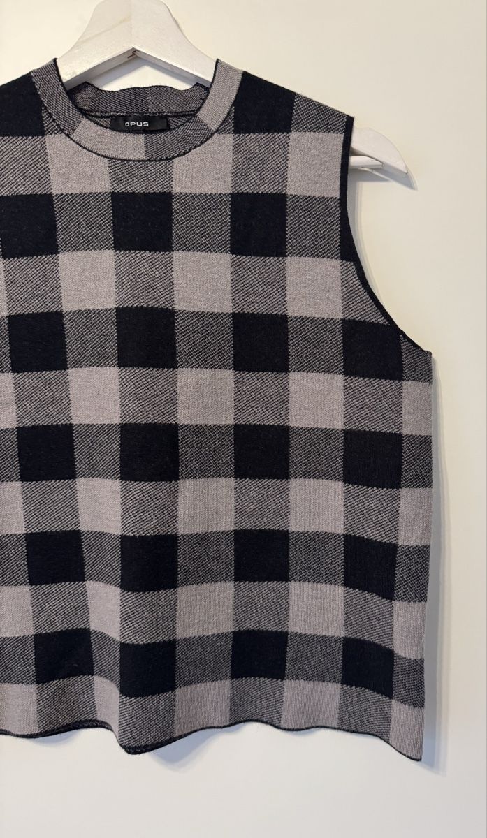 Opus Gilets: OPUS Pullunder Damen Gr. 36 S kariert  – Neuf (Voir description) à Flumenthal par Krajan 1