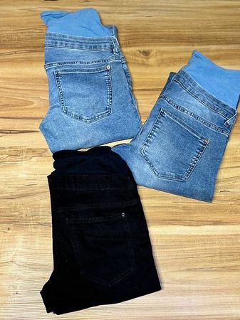 3x NEUE Schwangerschaftshose, Umstandshose (Gr. 34,eher 36)