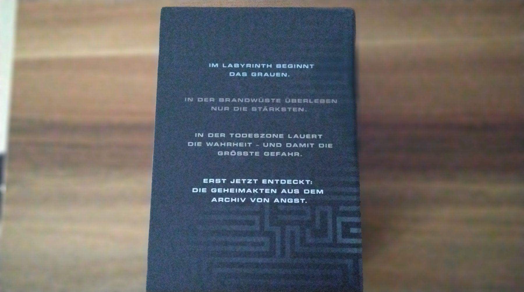 Libri: MAZE RUNNER TRILOGIE / DIE AUSERWÄHLTEN – Usato da Steinhausen venduto da pinu09 3