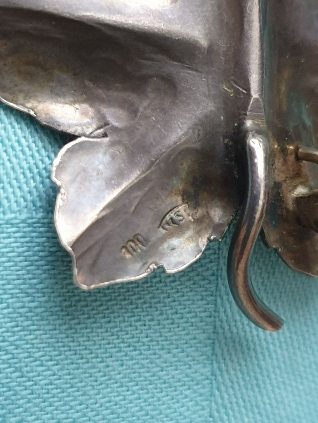Broschen & Nadeln: alte Silberbrosche Silber 800 Brosche Blatt 4,6 – Gebraucht aus Mörschwil von spirspi 2