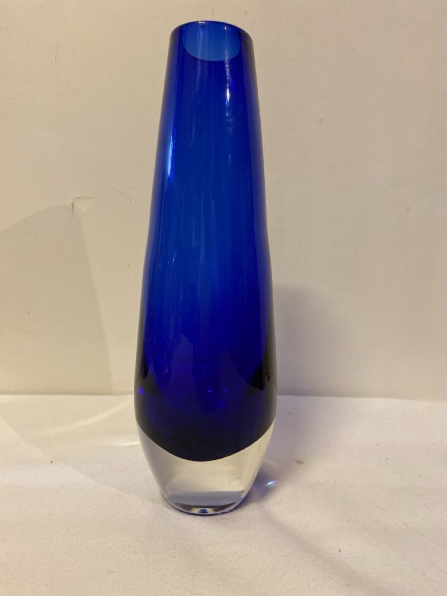 Vasi & Recipienti: Elegante blaue Glasvase – Usato da sursee venduto da trilli-tralli 1