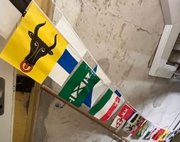 Schweizer Kantonswappen Girlande