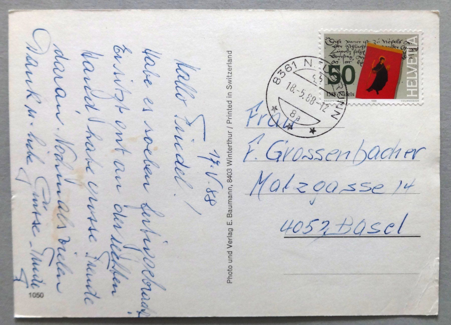 Ansichtskarten: Neubrunnertal – Defekt aus Fétigny von Billy2miny 1