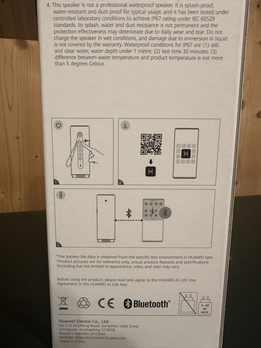 Huawei Casse acustiche: Huawei Sound Joy 2 – Nuovo e nell'imballaggio originale da Zürich venduto da fluzue 3