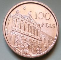 SPANIEN - 100 PESETAS 1996 - AUS DER ORIGINALROLLE - UNZ.