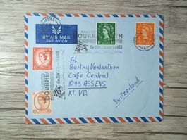 TR45 Enveloppe + Timbre England 1967