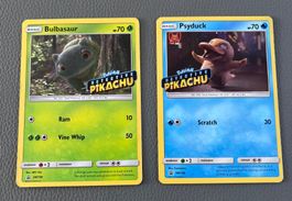 Ab CHF 1.00: Bulbasaur&Psyduck – Detective Pikachu Promo