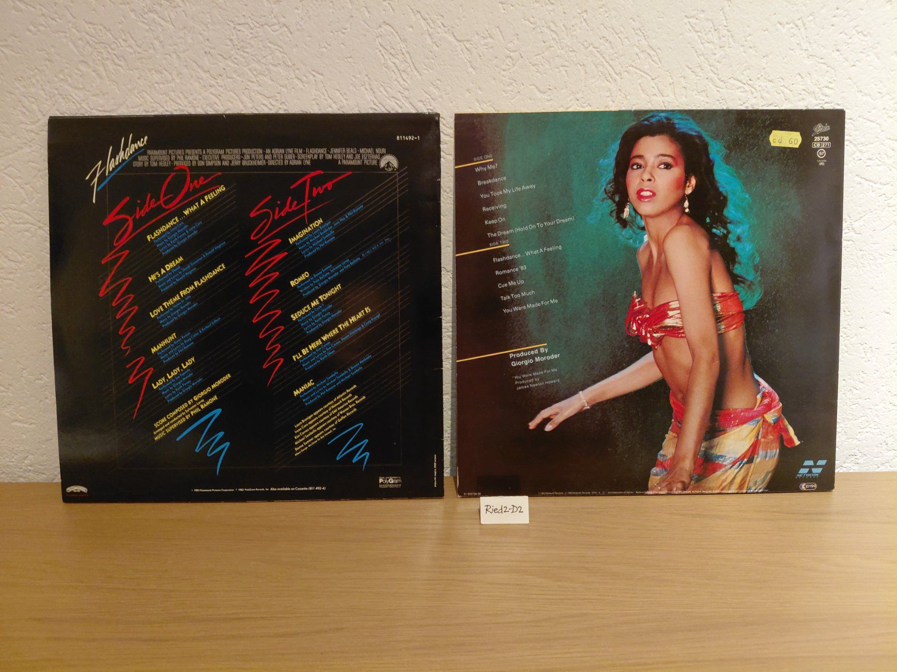 Vinyles: LP Soundtrack OST Flashdance + Irene Cara – D'occasion à La Chaux-de-Fonds par Ried2-D2 1