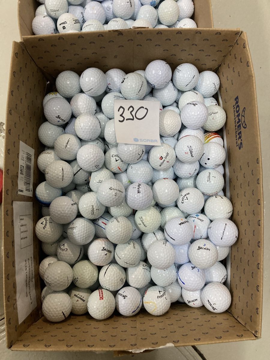 Bälle: Golfbälle 480stk.Weiss Diverse Marken – Gebraucht aus Lenggenwil von ochsengrillerSG 3