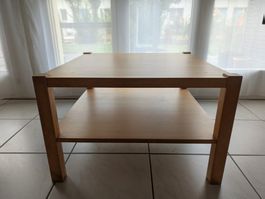 Couchtisch Holz mit 2 Ebene