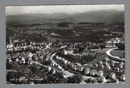 1953, FRIBOURG, VUE AÉRIENNE