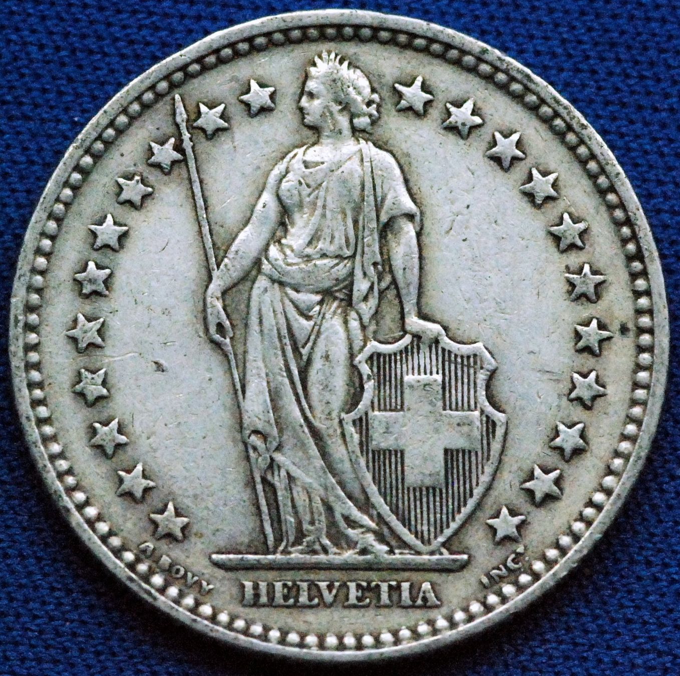 Tutti le monete: Silberner 2.- Jg. 1936, Rar – Usato da Mühlethal venduto da sowato 1