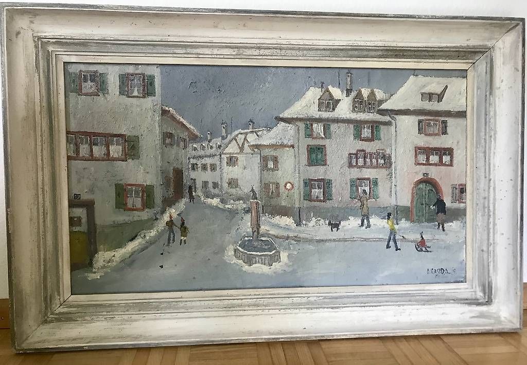 Posters & Illustrations: Bild Gemsberg Basel – D'occasion à Riehen par Stelli44