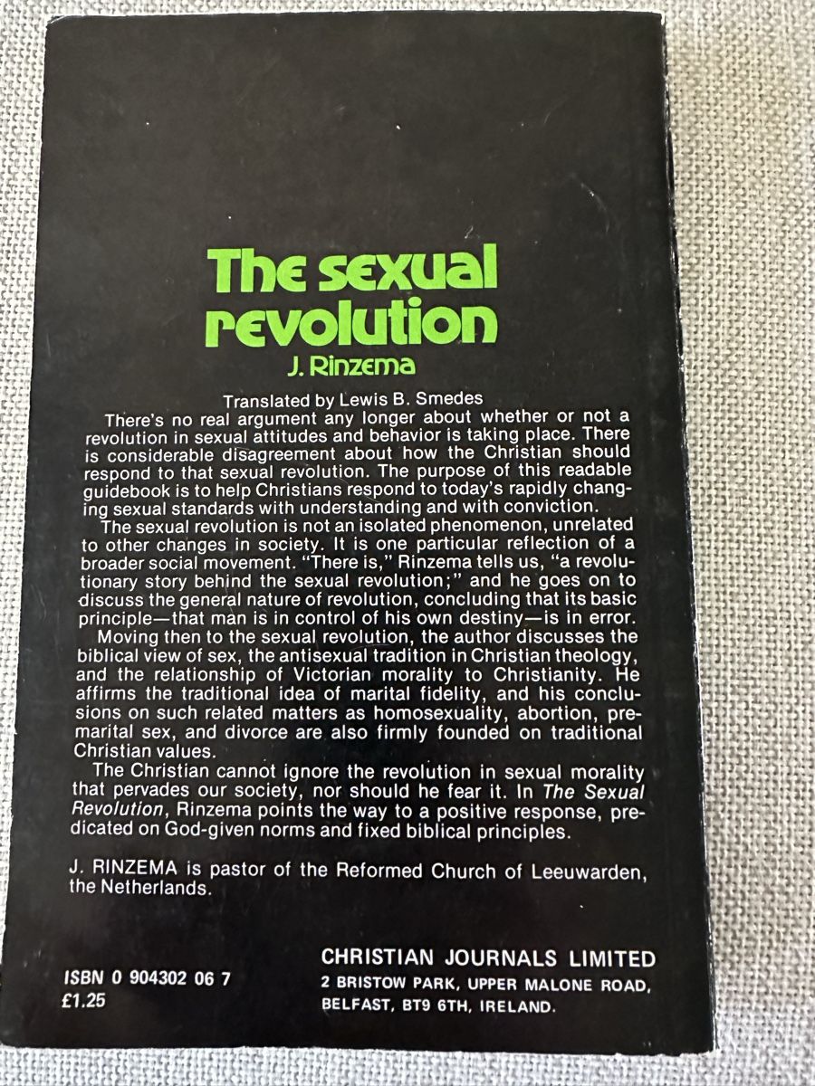 Libri: The Sexual Revolution: Challenge and Response Book – Usato da Zürich venduto da car_68nt 2