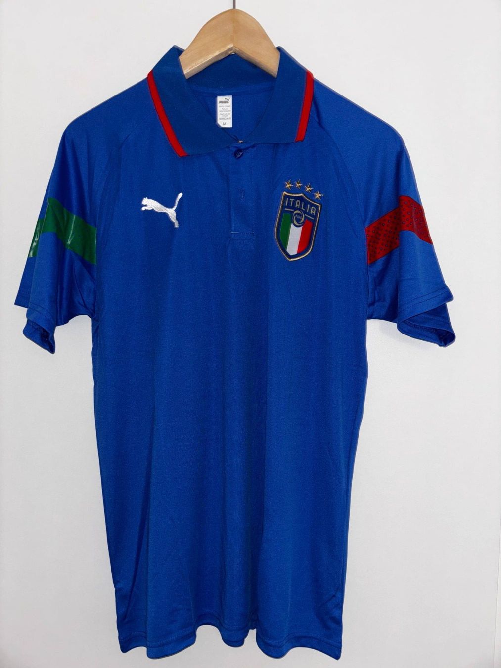 Camiseta Casual Italia 2023 Azul