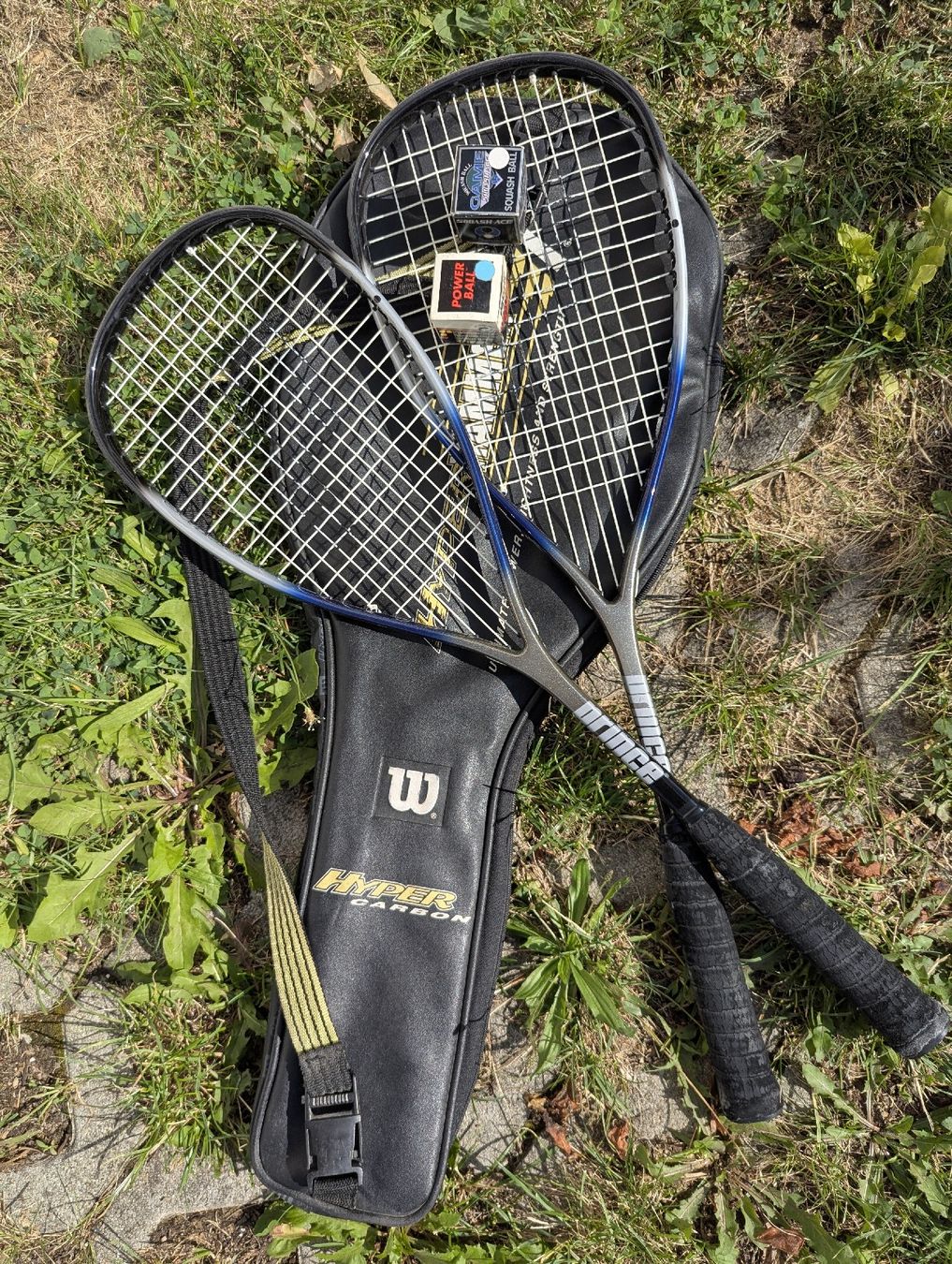 Racchette: 2x Prince Squash Schlaeger mit Tasche – Usato da Leuzigen venduto da Johannes7
