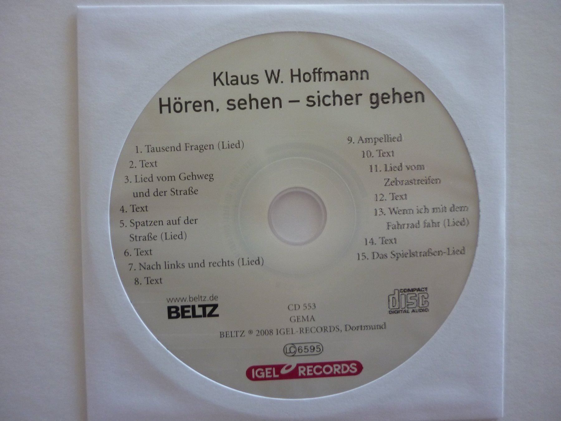 Libri: Hören, sehen - sicher gehen-Begleit CD – Nuovo e nell'imballaggio originale da Wetzikon ZH venduto da Gerbera5 2