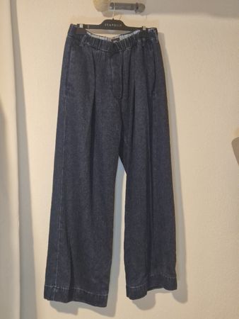 Damen Jeanshose C&A weit geschnitten blau guter Zustand