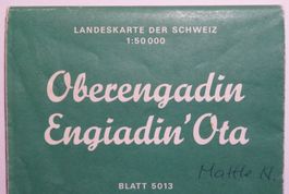 Oberengadin: Landeskarte der Schweiz / Landkarte 1:50'000