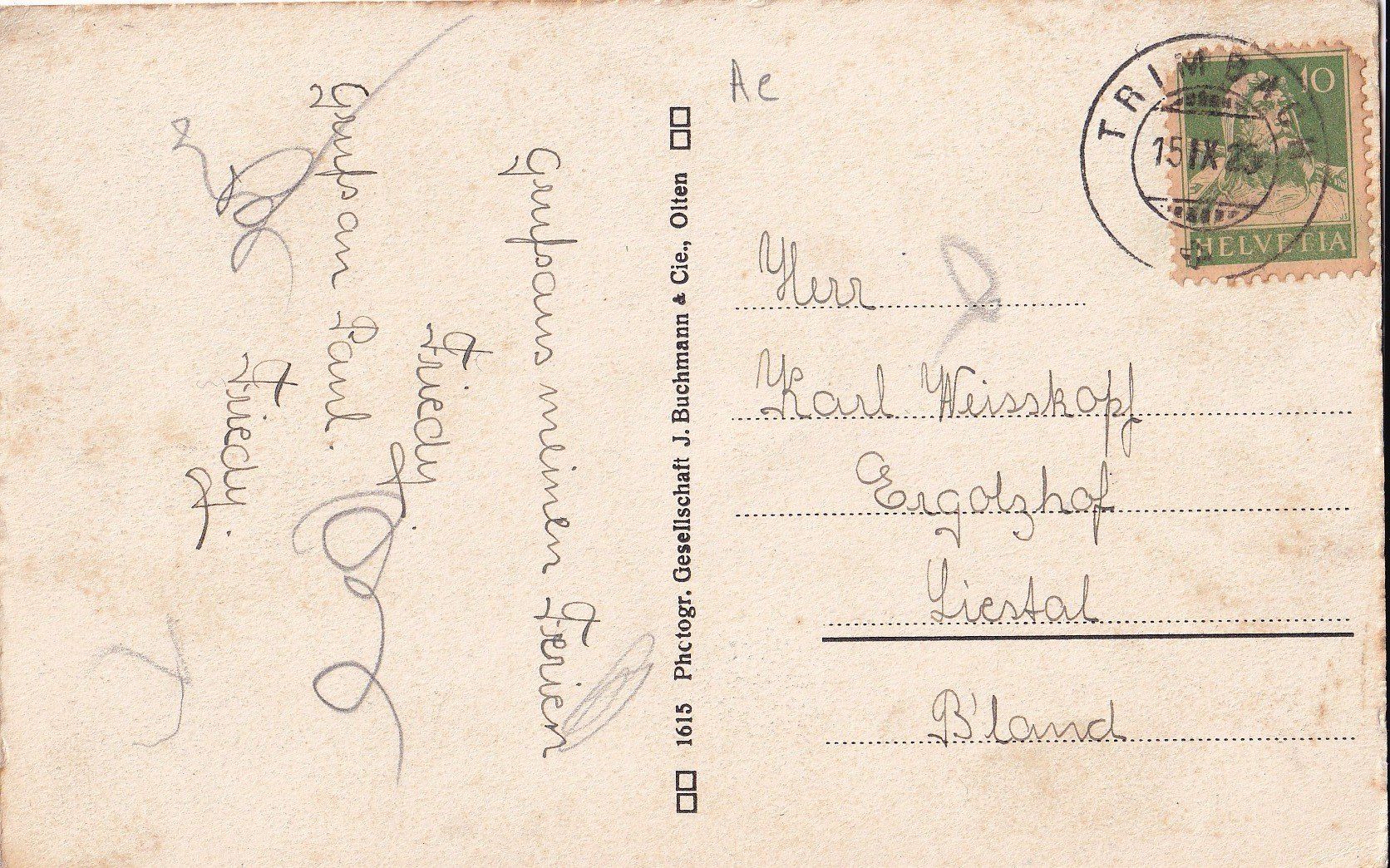 Cartoline postali: Trimbach vier Bilder – Usato da Olten venduto da clotaldi 1