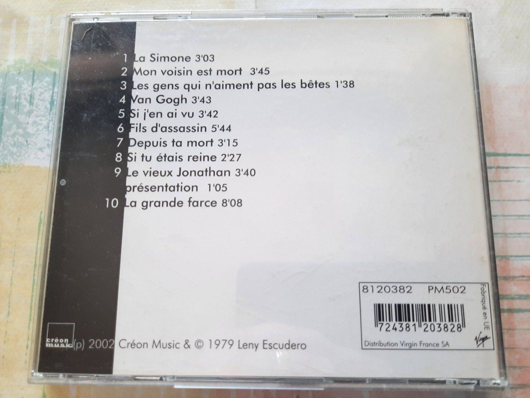 CDs: Cd Escudero sur scène  – Gebraucht aus Pully von bro_n52j 1
