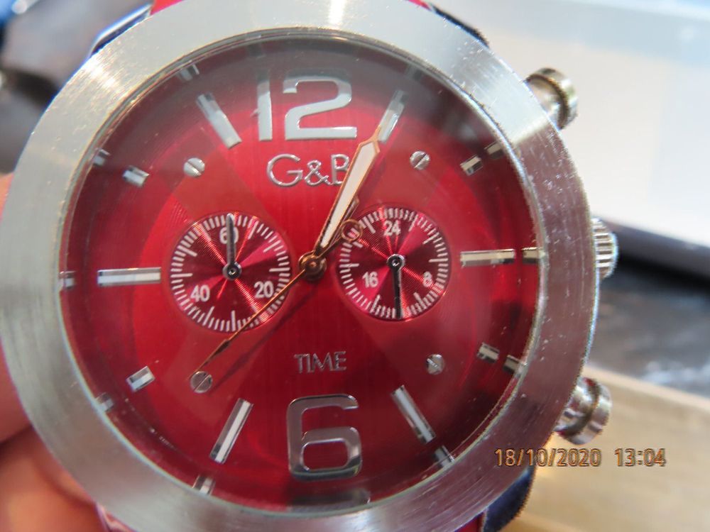 G B Time RGB 7723 Chrono m Plastikband Acheter sur Ricardo