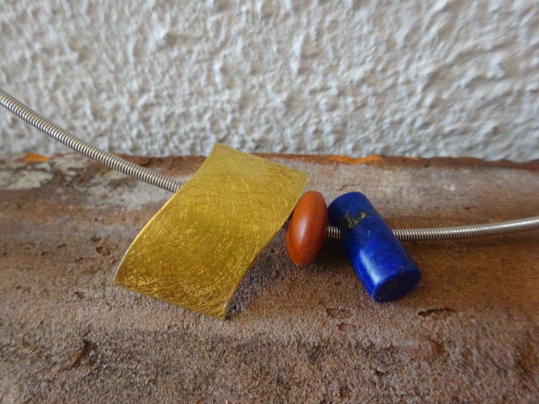 Catenine: Halsreif Lapislazuli Jaspis 925S / SPARK – Usato da Esslingen venduto da FetteSchnecke 7