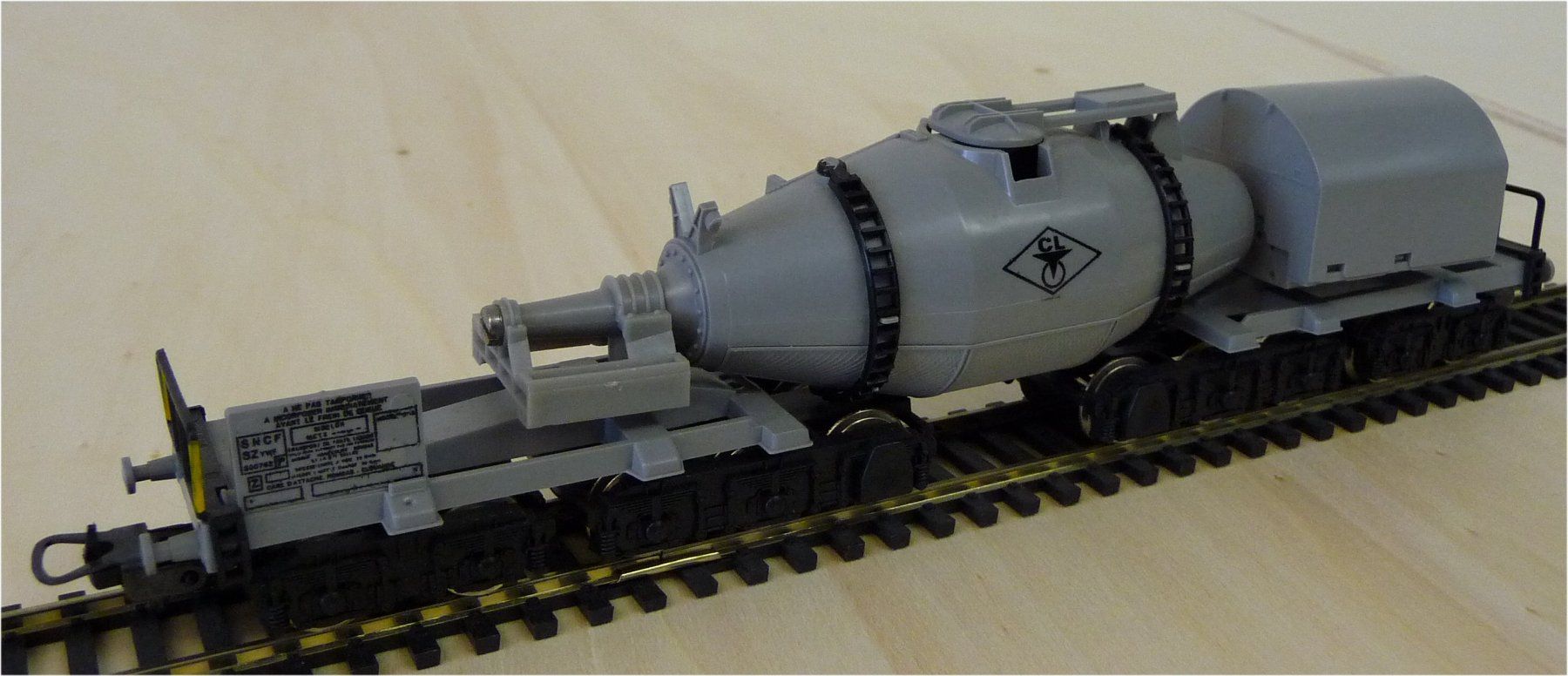 Lima Modellini di ferrovie: Schwertransport-Güterwagen – Usato da Hinwil venduto da Dampfloki