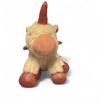 Kuscheliger Einhorn Plüsch, Glitzer Hufe & Horn, TOP