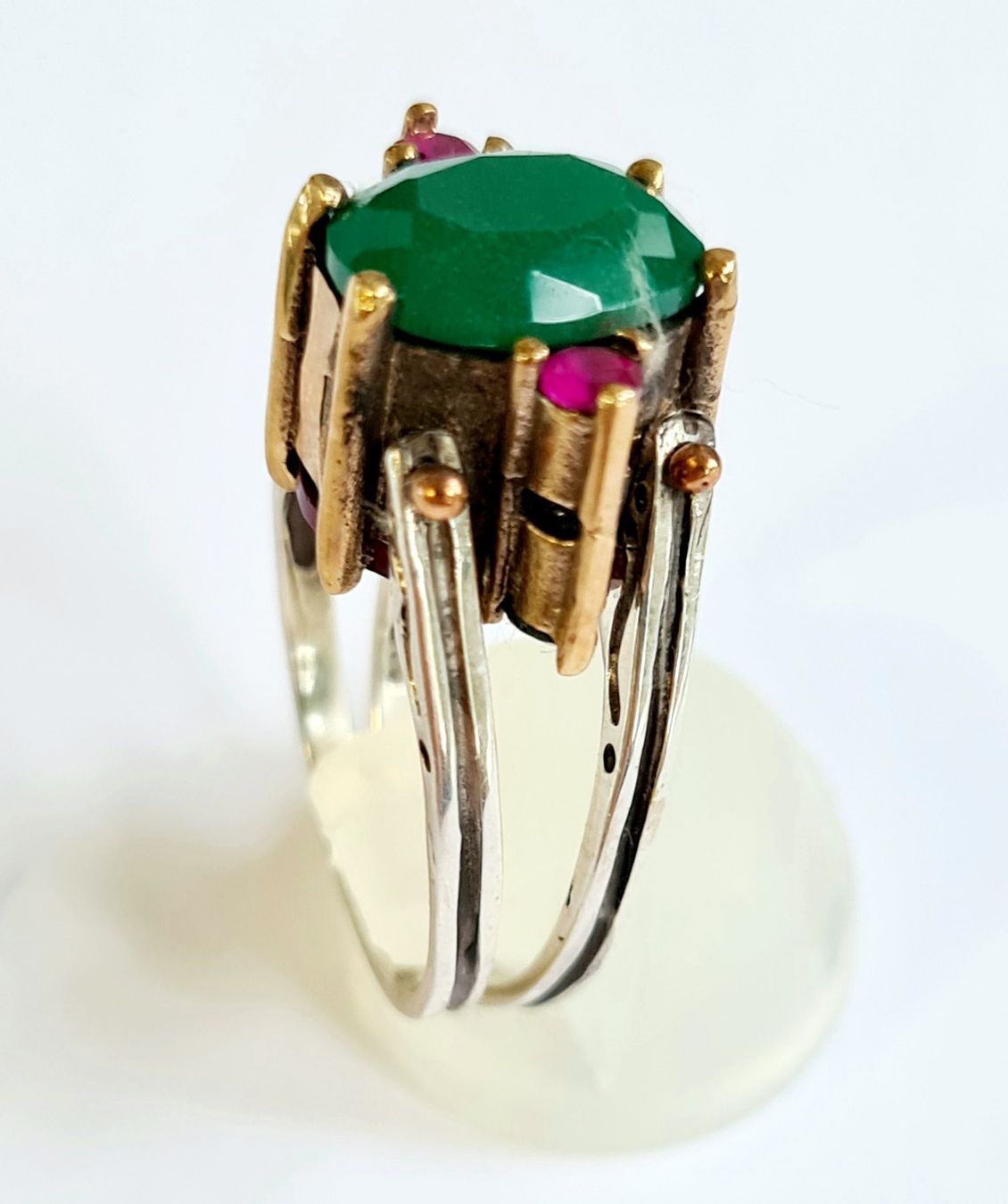 Ringe: Wechsel-Ring Silber mit Rubinen und Smaragden Grösse 58 – Neu (gemäss Beschreibung) aus Zürich von benedikt12 1