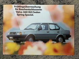 Volvo 360 GLS Sedan Prospektblatt