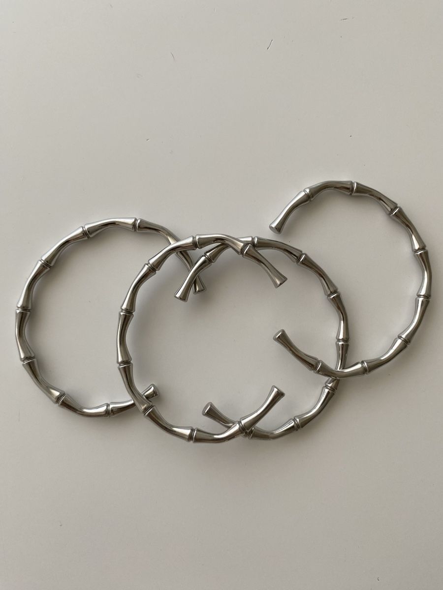 Bracciali & Braccialetti: 3  bambus stainless steel cuffs – Usato da adliswil venduto da PRELOVED_ 2