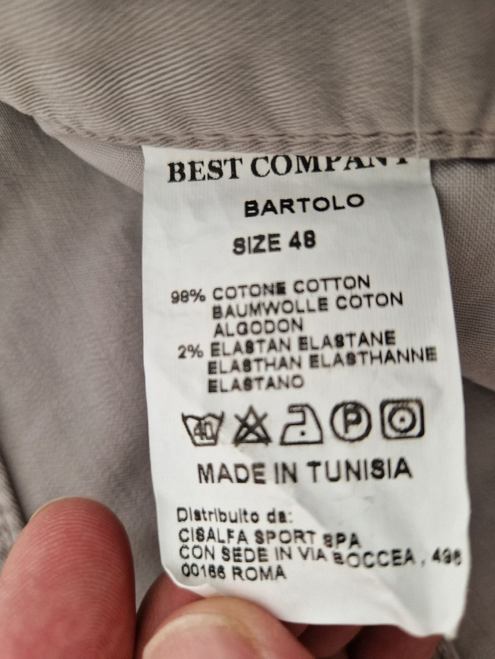 Pantaloni: Best Company Bartolo, size 48, cotton – Nuovo (secondo la descrizione) da Wettingen venduto da mor_76q7 7