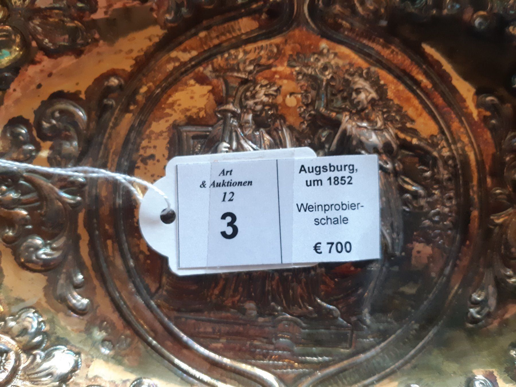 Ciotole: Silber Weinprobierschale Augsburg – Usato da Grindelwald venduto da carro5 6