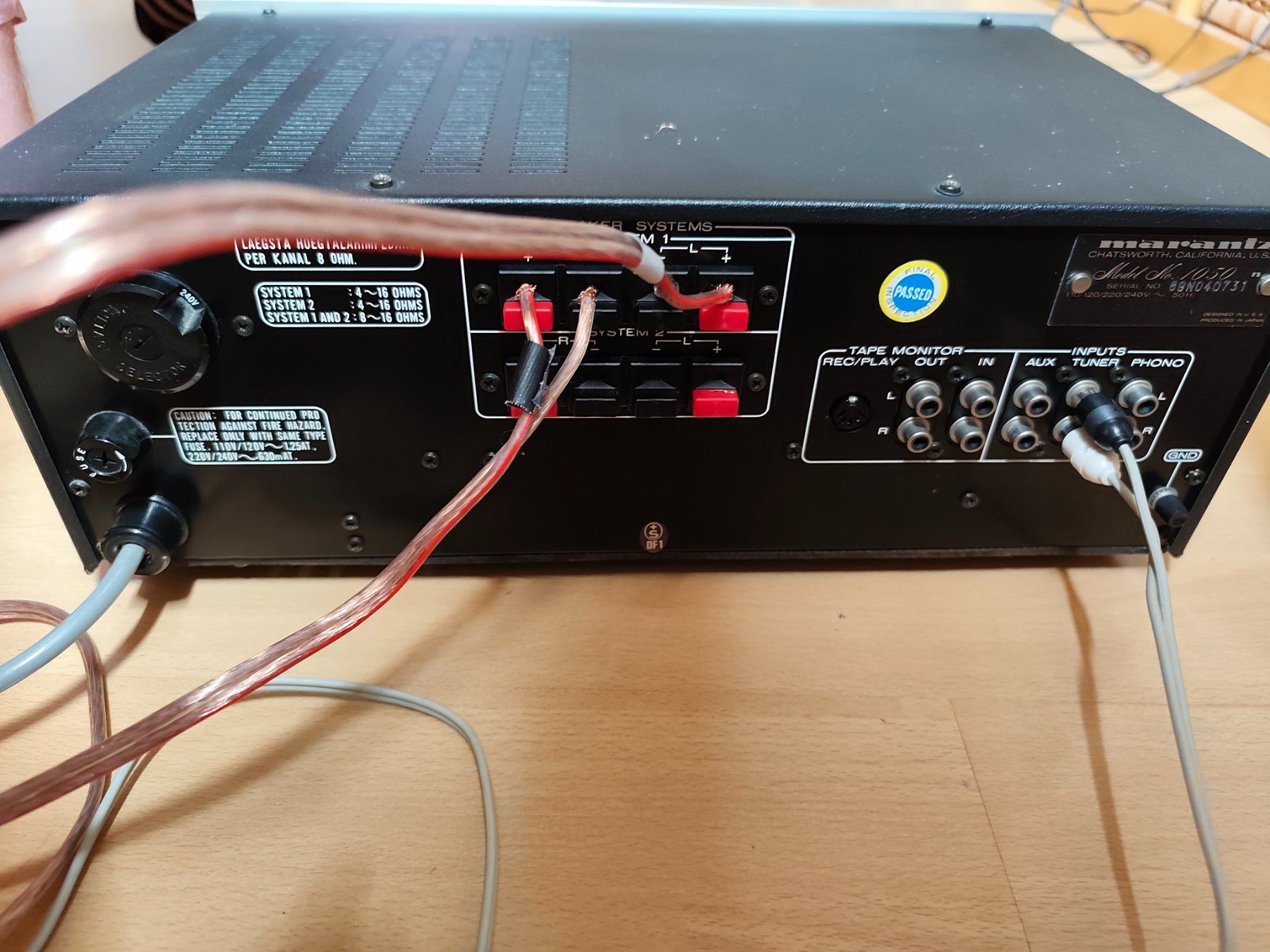 Marantz Amplificateurs: MARANTZ 1050 (Vintage) – D'occasion à Herrliberg par daniel8704 4