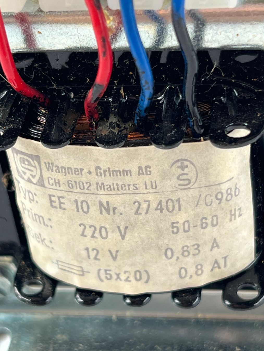 Stromzufuhr: Trafo 220V  auf  12V, 0,63A – Gebraucht aus Brugg AG von Pedro4 2