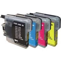 Brother kompatibel Multipack (LC-1100XL Inhalt ) B/C/M/Y