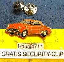 CHEVROLET 1950er AUTO PIN GLASIERT FLAME-DESIGN mit SECURITY