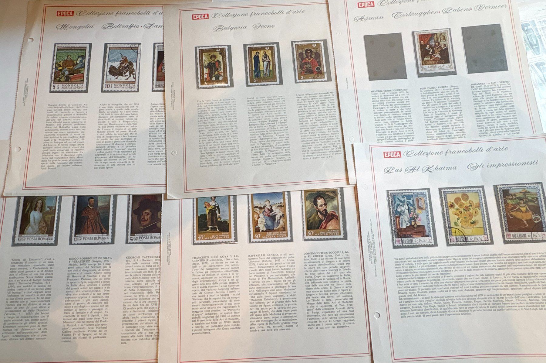 Alle Briefmarken: ART COLLECTION BRIEFMARKE LOT – Gebraucht aus Riva san vitale von abd_p86k