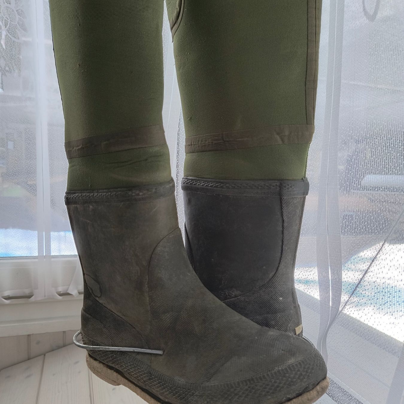 Scarpe da uomo: Fischer-Stiefel (Neopren) Gr. 40 – Usato da Obergösgen venduto da bea_cvf5