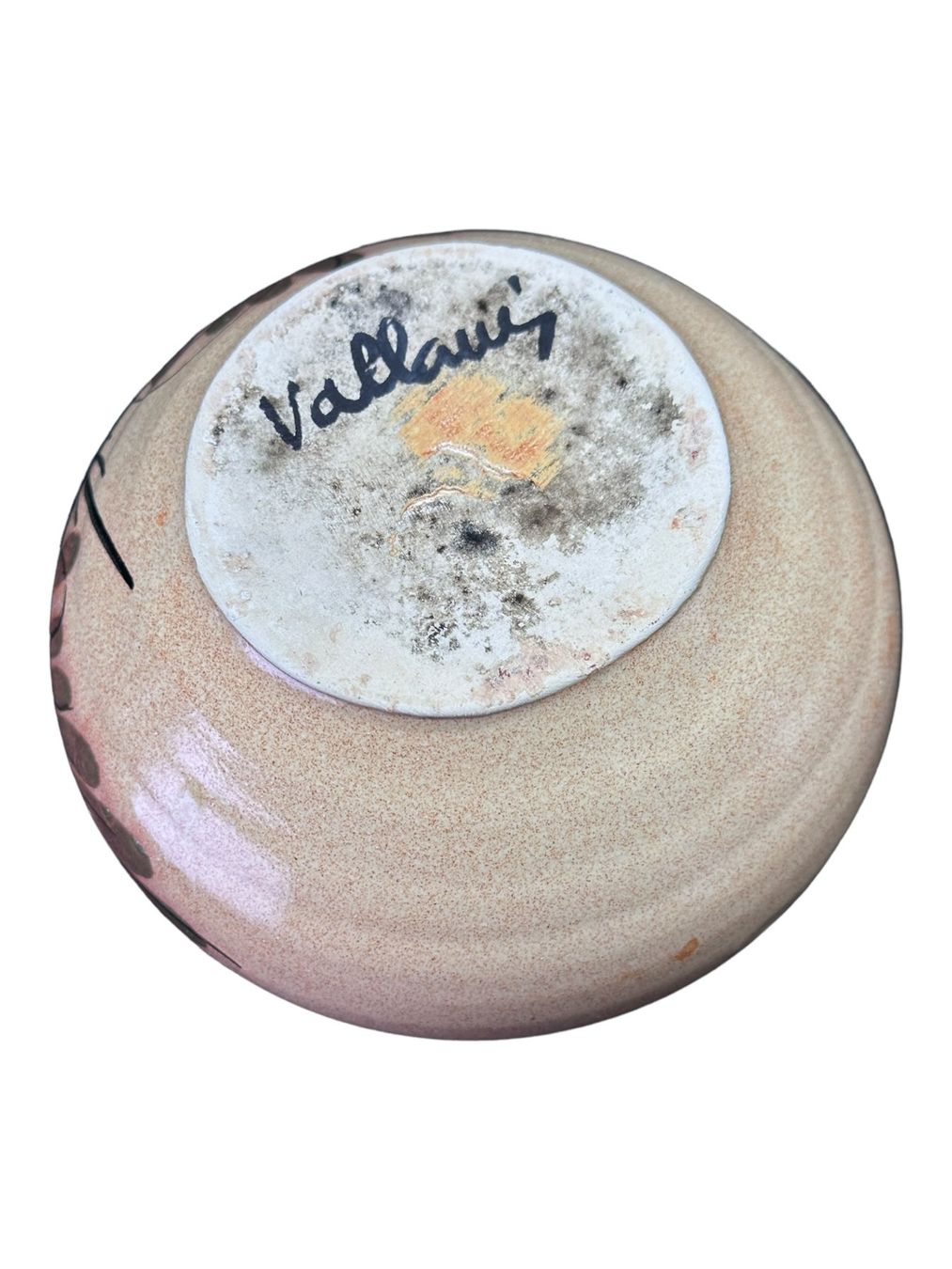Vasen & Gefässe: Vase VALLAURIS pique-fleurs en grés émaillé peint à la main – Gebraucht aus Morges von MeeBee 6