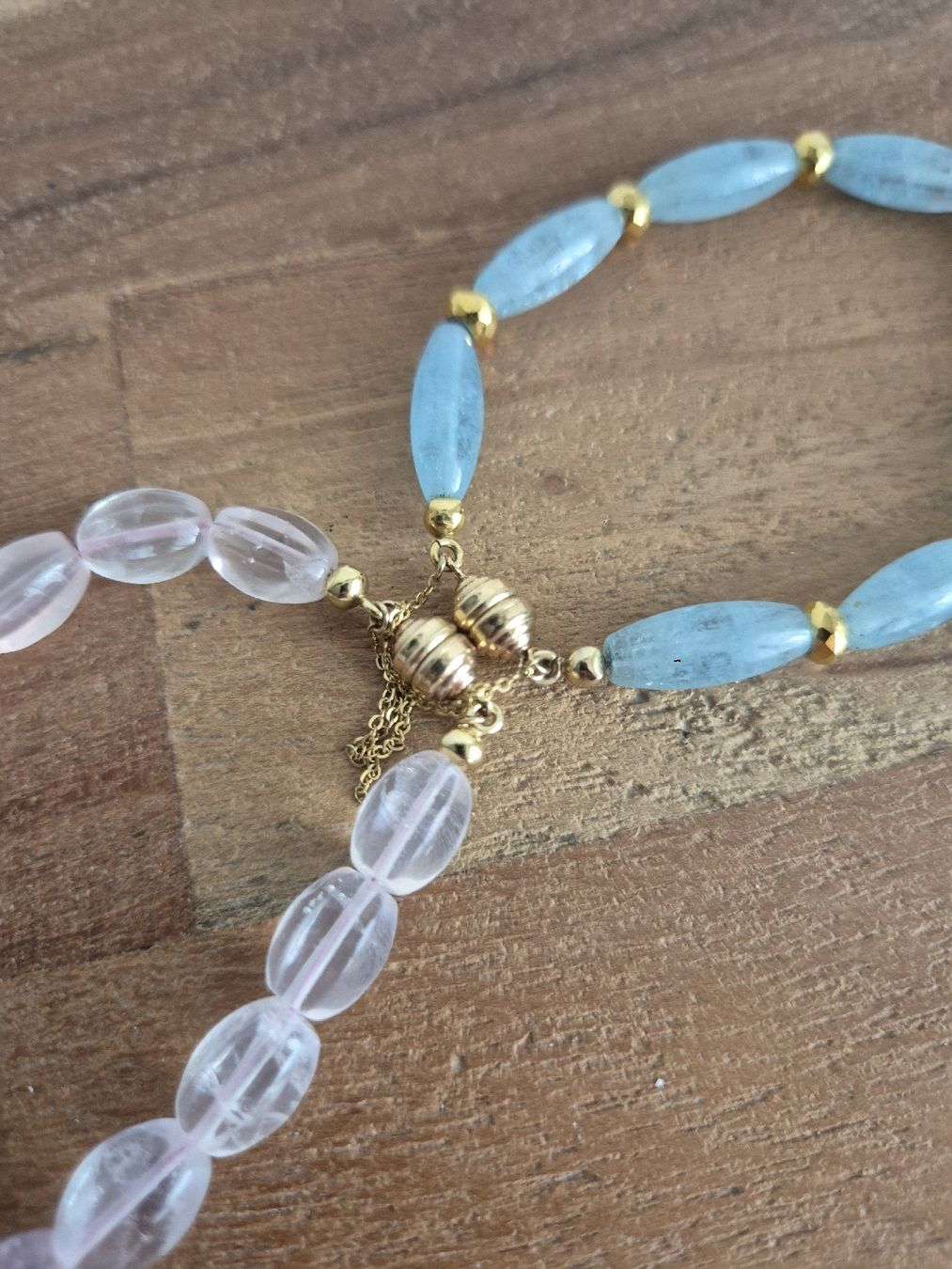 Bracciali & Braccialetti: Edelsteinarmband mit 0.375 Goldverschluss – Usato da Zürich venduto da Dalema13 1